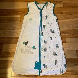 MUBYTREE Sleep Sack Baby Sleeping Bag (18-36 Months) Beavers and Pines